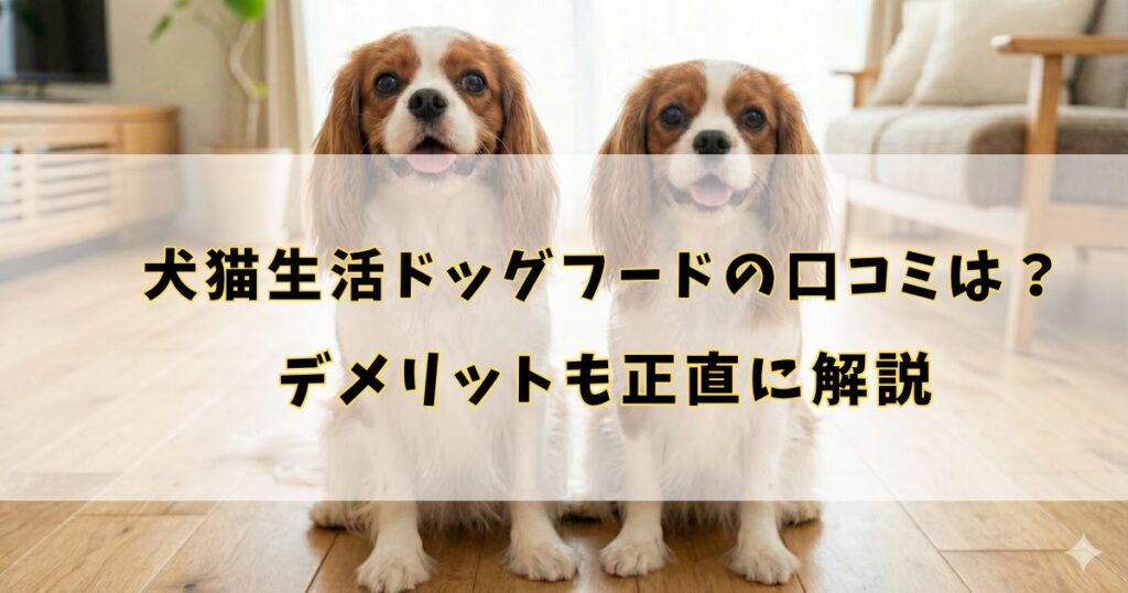 犬猫生活ドッグフード口コミ